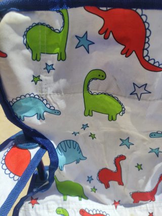 Silla infantil plegable dinosaurios