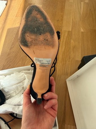 Sandalias Schutz Negras Atadas