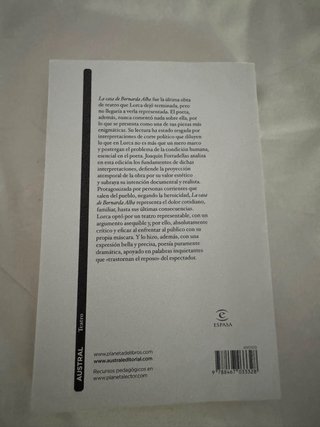 Libro: La casa de Bernarda alba