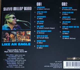Steve Miller Band - Like an Eagle 2CD