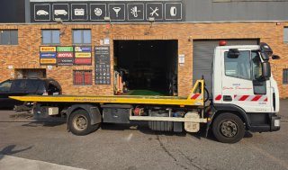 Grua porta vehiculos