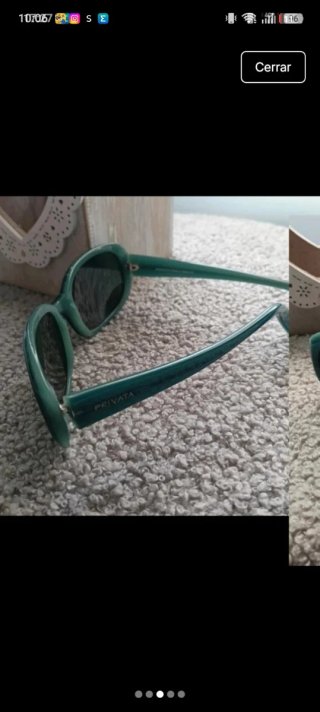 Gafas Vintage Privata Verdes amaoladas