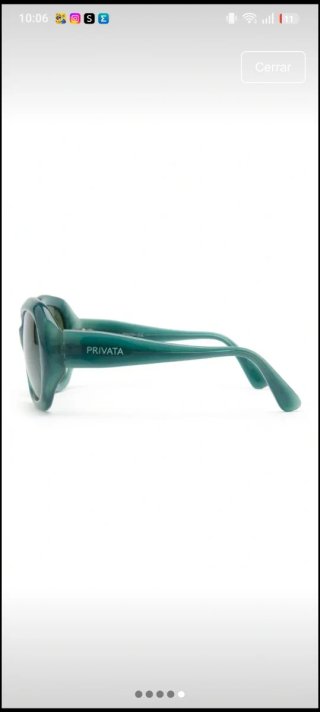 Gafas Vintage Privata Verdes amaoladas