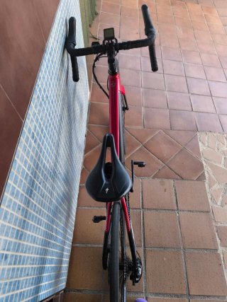 Bici Megamo Eléctrica Carretera Roja