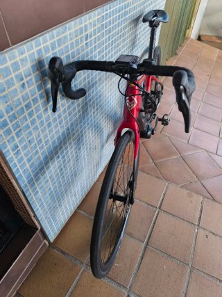 Bici Megamo Eléctrica Carretera Roja