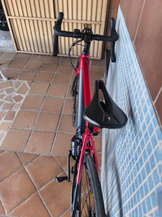 Bici Megamo Eléctrica Carretera Roja