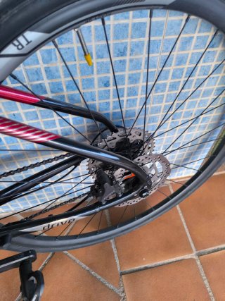 Bici Megamo Eléctrica Carretera Roja