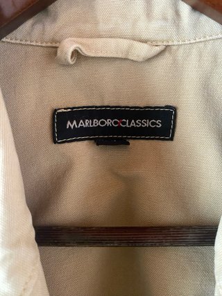 Giacca Marlboro Vintage Cotone Beige