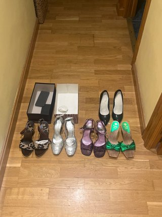 Lote de zapatos de tacón para mujer
