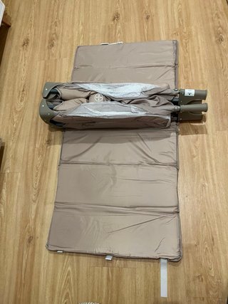 Cuna de viaje con colchón plegable