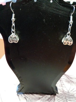 Orecchini cuoricino argento