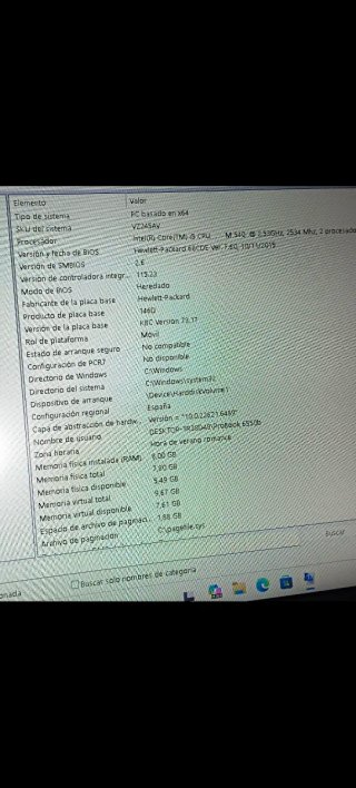 Portátil HP Probook 6550b Batería Nueva
