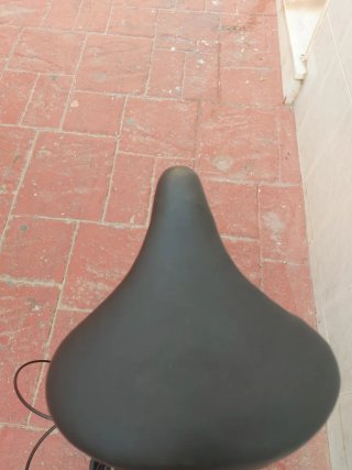 Bicicleta plegable plateada