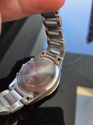 Reloj Calvin Klein Caballero Negro/Plata