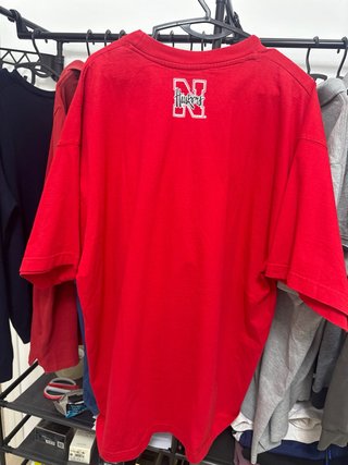 Maglia Starter Nebraska Huskers Rossa Cotone
