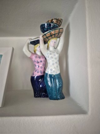 Lote de figuras de cerámica de SARGADELOS artesan.
