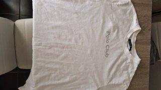 Camiseta Polo Club Blanca Talla XL