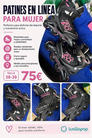 Patines Rollerblade Mujer Talla 38-39