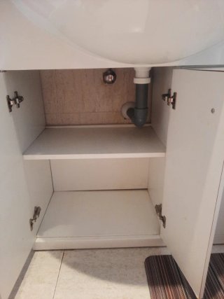 Mueble de lavabo con encimera de mármol