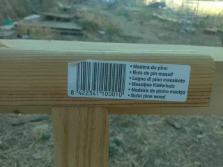 Borriquetas de madera para trabajos