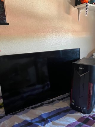 Pack 2 PC Sobremesa Acer y Asus + TV Negro/Rojo