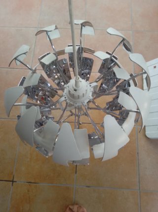 Lámpara colgante IKEA blanca