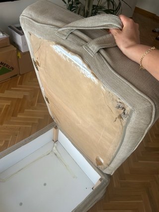 Sofá Ikea con puf