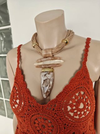 Conjunto collar y pendientes
