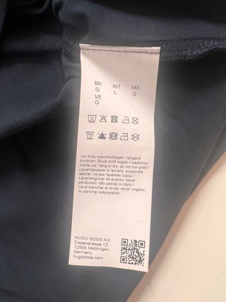 Camiseta Hugo Boss Azul Talla L