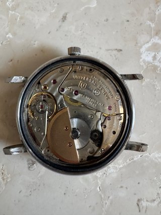 Reloj Universal Genève White Shadow Date Automátic