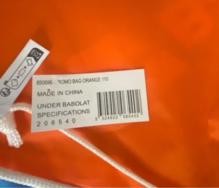 Bolsa deportiva Babolat naranja