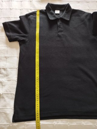 Polo Zara Negro Hombre Talla M