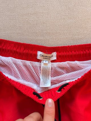 Bañador Calvin Klein Rojo Talla S