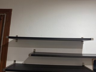 3 Baldas Estanterias Ikea Ekby Jarpen Oscuras