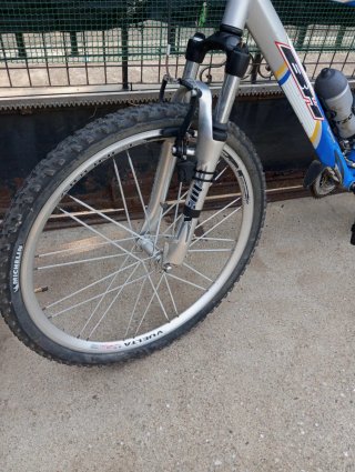 Bicicleta BH Team Azul y Plata