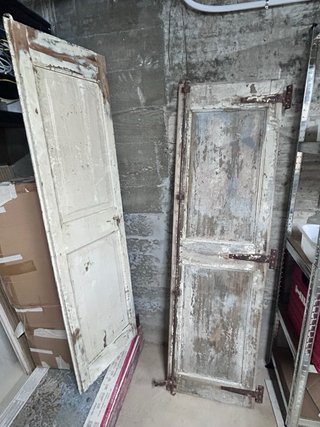 Porticones de madera antiguos