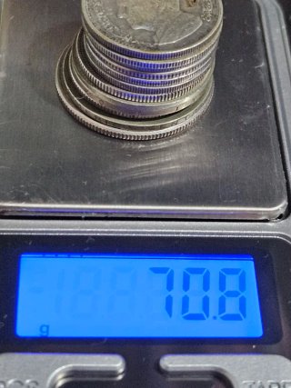 Lote de 12 monedas de plata antiguas de varios pa