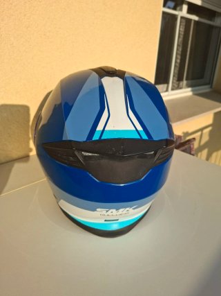 Casco Moto SMK Talla 3XL Negro/Azul