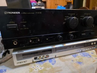Amplificador Pioneer A-501R Negro/Plateado