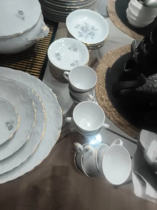 Vajilla SPAL Porcelana Dorada