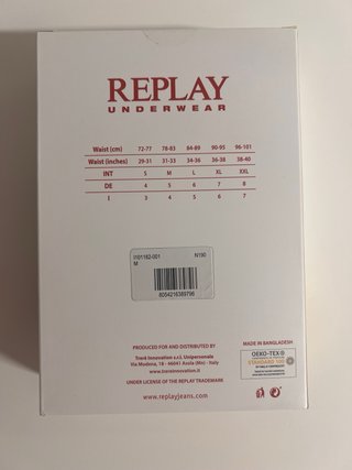 Pack 2 slips Replay talla M