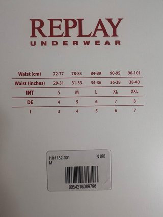 Pack 2 slips Replay talla M
