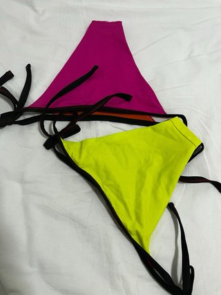 2 Bikinis Diesel Neón Rosa y Amarillo