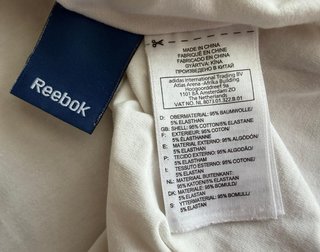 Maglietta Reebok Academia Vintage Bianca Rosa Donna