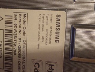 Samsung Smart TV 50 QE50Q60BAU