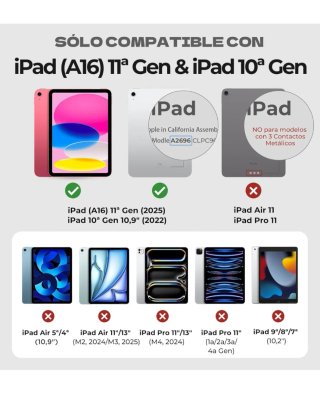 Teclado Dexnor per iPad 10ª Gen (2022) Nero