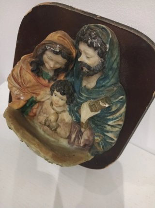 Acquasantiera Sacra Famiglia