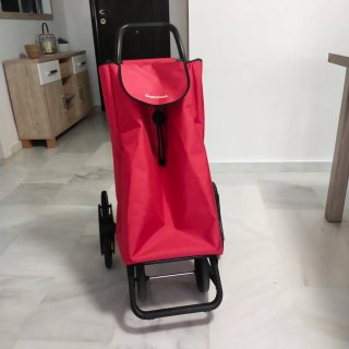 Carrito Escaleras Garmol Rojo