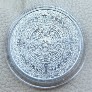 Oz pura plata Cuauhtémoc y el calendario azteca