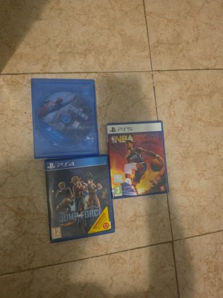Spider-Man, Jump Force, NBA 2K23 PS4/PS5